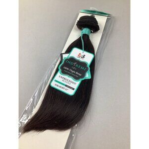 12” Indi Remi Unprocessed Natural Straight Virgin Human Hair Weft Extensions